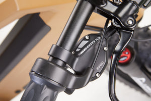 Bikonit MD750 all terrain hunting fishing powerful fat tire out door exploring RV camping Bafang Ultra mid drive air suspension quietkat rambo rouge ride surface Leili belt drive ebike